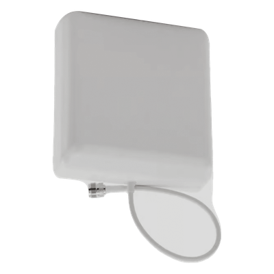 EPCOM - Antena Direccional Panel / LTE Multibanda 698-2700 MHz / 4 Bandas / Ganancia 5-8 dBi / Haz 90°H x 75°V / Polarización Vertical / Montaje Pared