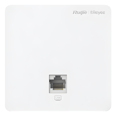RUIJIE - Punto de Acceso Wi-Fi 5 / Doble Banda 867 Mbps / MIMO 2x2 / PoE 802.3af / Cobertura 33 m (108.3 ft) en 2.4 GHz / Diseño Compacto