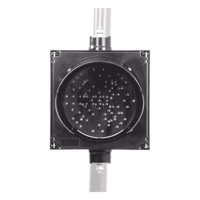 ACCESSPRO - Semáforo LED / Diámetro 20 cm / 81 LEDs / IP65 / 110 VCA / 6 W / Intensidad 500 cd Rojo / 400-600 cd Verde
