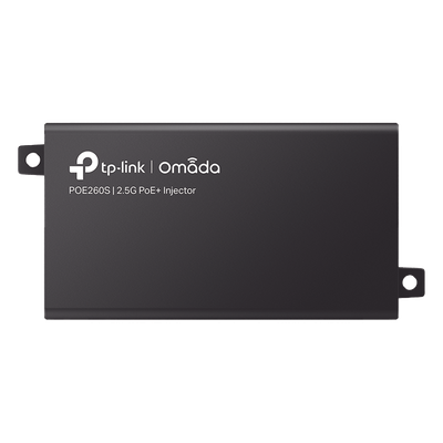 TP-LINK - Inyector PoE+ / 30W / 2 Puertos 2.5 Gbps / 802.3af/at / Alcance 100 m (328 ft) / Plug and Play