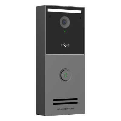 GRANDSTREAM - Videoportero IP Inteligente / 2K Ultra HD / Ángulo 127° / IA ISP con Análisis de Comportamiento / Lector RFID Dual 13.56 MHz y 125 kHz / NFC / BLE 5.0 / PoE / IP66 / IK10