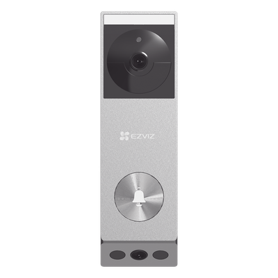 EZVIZ - Videoportero IP de Batería / Dual Cámara 3 MP + 2 MP / Panel Solar 1.2W / IR 6 m (19.7 ft) / IP65 / Audio Bidireccional / Wi-Fi