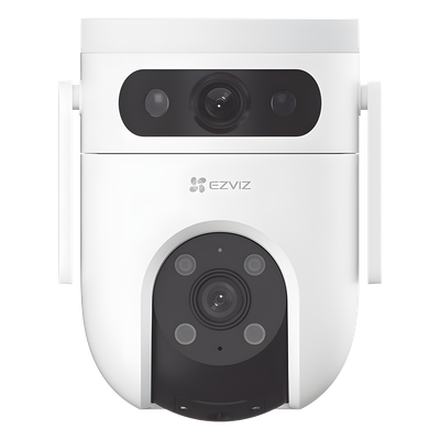 EZVIZ - Cámara PT IP / Doble Lente 10 Megapixel / 3K 2880x1620 / Wi-Fi 2.4 GHz / IR 30 m (98.4 ft) / Visión Nocturna a Color / Audio Bidireccional 100 dB / IP65