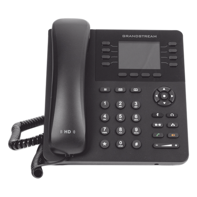 GRANDSTREAM - Teléfono IP Empresarial / 8 Líneas SIP / 4 Cuentas Simultáneas / Gigabit Dual / Bluetooth / PoE / Pantalla LCD 2.8 pulgadas