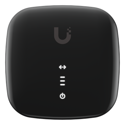UBIQUITI - ONU XG-PON / 10 Gbps Bajada / 2.5 Gbps Subida / Alcance 20 km (12.4 mi) / SC/APC / Puerto 2.5GbE / Gestión UISP
