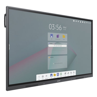 SAMSUNG ELECTRONICS - Pantalla Interactiva / 75" / 4K UHD / Táctil IR 8 ms / 400 nits / Android 14 EDLA / Wi-Fi y Bluetooth / VESA 800x400