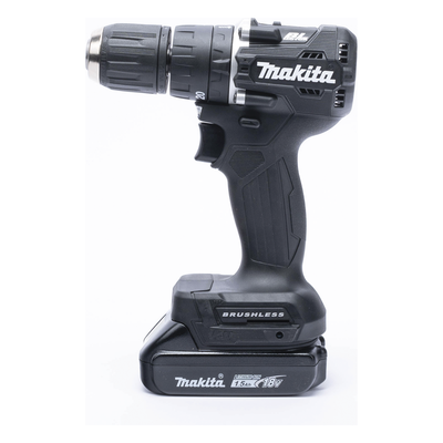 MAKITA - Rotomartillo/Taladro Inalámbrico SIN CARBONES, Broquero de 1/2", 1,700 RPM, 18VâŽ“, Torque: 40 N.m C/2 Bat. (1.5Ah) y Cargador.