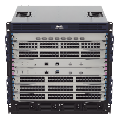 RUIJIE - Switch Core L3 Chassis / 6 Slots de Expansión / 2 Supervisores Redundantes / Diseño Modular / Alta Disponibilidad