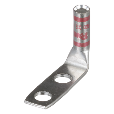 PANDUIT - Zapata de Compresión / 90° / Calibre 8 AWG / Barreno 1/4" / Espaciado 0.63" / Cobre