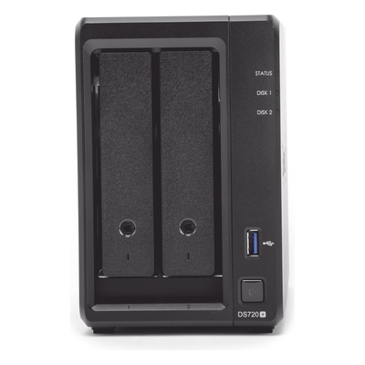 SYNOLOGY - Servidor NAS de escritorio con 2 bahías / Expandible a 7 bahías / Hasta 112 TB