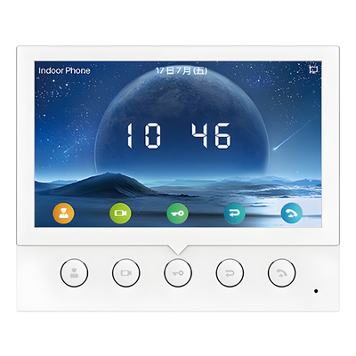 FANVIL - Monitor IP/SIP para Interior / Pantalla Capacitiva 7" / Wi-Fi 2.4 GHz / Audio HD Bidireccional / PoE / 8 Entradas de Alarma / RS485