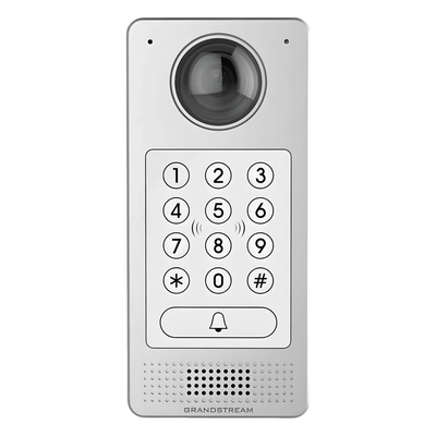 GRANDSTREAM - Videoportero IP / FHD / Ángulo de Visión 180° / RFID / SIP / Antivandálico / Teclado Retroiluminado