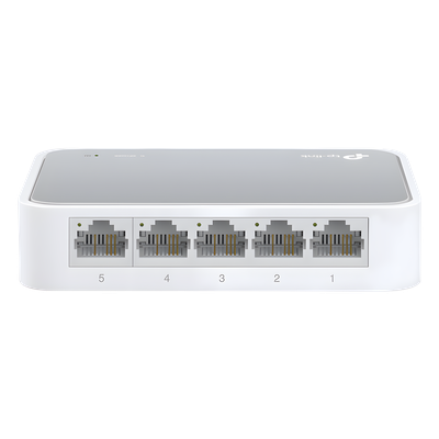 TP-LINK - Switch de escritorio / 5 puertos / 10/100 Mbps / Auto-MDI/MDIX / Green Ethernet
