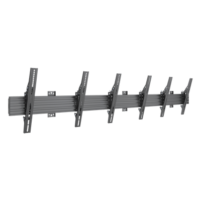 EPCOM INDUSTRIAL - Soporte de Pared para TV / Riel Triple / Capacidad 110 lbs (50 kg) / Compatible 32"-65" / VESA 100x100-600x400 mm / Ajuste Ángulo 5°-15° / Montaje Profesional