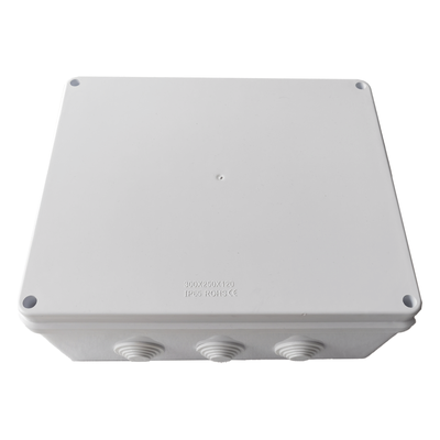 LINKEDPRO - Caja de Derivación Exterior / 300 x 250 x 120 mm / IP65 / IK07 / 12 Entradas / ABS Industrial