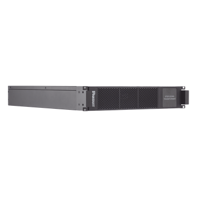 PANDUIT - Transformador Reductor / 5 kVA / 208 VCA a 120/208 VCA / 2U Rack / Entrada NEMA L6-30P / 13 Salidas