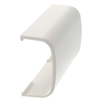 PANDUIT - Unión Recta para Canaleta / Diseño Bisagra Monopieza / ABS UL94V-0 / Blanco Mate / 180º / 0 a 50ºC