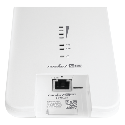 UBIQUITI - Radio Estación Base / 5 GHz / 500 Mbps / airMAX AC GEN2 / airPrism / PoE Gigabit