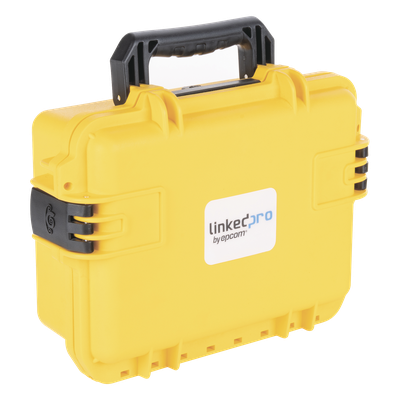 LINKEDPRO BY EPCOM - Kit de Herramientas / Terminación de Conectores Mecánicos de Fibra Óptica / Cortadora 36,000 Cortes / VFL 5 km / Maletín Uso Rudo