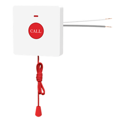 FANVIL - Botón de Emergencia para Baño / Cordon Extensible 2 m (6.6 ft) / IP44 / 50,000 Activaciones / Compatible Y501 Series