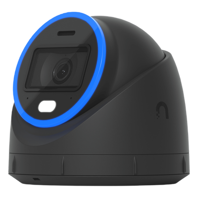 UBIQUITI - Cámara IP Turret / 4K 8 Megapixel / Ángulo Ultra-Ancho 109.9° / IR 40 m (131.2 ft) / AI Reconocimiento Facial y de Matrículas / LED Color Nocturno / Audio Bidireccional / PoE+ / IP66 IK08