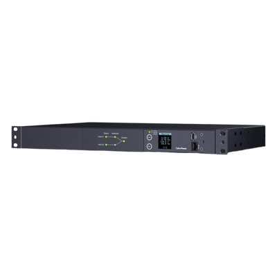 CYBERPOWER - PDU ATS Medible / 10 Salidas NEMA 5-15R / 2 Entradas 120 Vca / 1UR Horizontal 19 in / Cable 3.05 m (10 ft) / 100-120 Vca