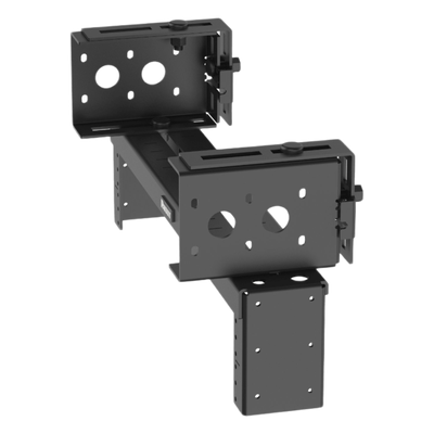 PANDUIT - Rack de Distribución Aéreo / 2 UR / Carga 27 kg (60 lb) / Rieles Roscados #12-24 / Profundidad 83 mm (3.3 in) / Montaje Universal