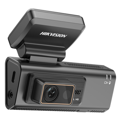 HIKVISION - Dashcam Vehicular / 3 Canales / 1080P FHD + 720P HD / GPS y 4G Integrados / Wi-Fi / ADAS / G-Sensor