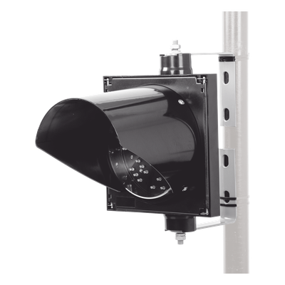 ACCESSPRO - Semáforo LED / Diámetro 20 cm / 81 LEDs / IP65 / 110 VCA / 6 W / Intensidad 500 cd Rojo / 400-600 cd Verde