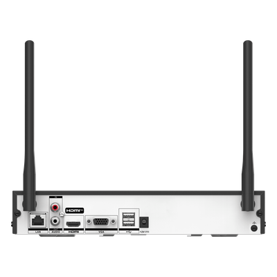 HIKVISION - NVR IP / 8 Canales / 4K 8 Megapixel / Wi-Fi 2.4 GHz / 1 Bahía HDD hasta 8 TB / AcuSense / HDMI 4K + VGA