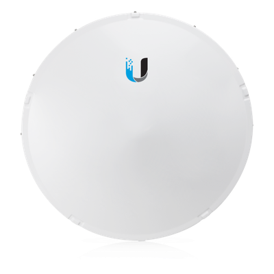 UBIQUITI - Radio Backhaul / 1.2 Gbps / Banda 11 GHz (10.7-11.7 GHz) / Antena 35 dBi / Duplexer Banda Alta / PoE+DC
