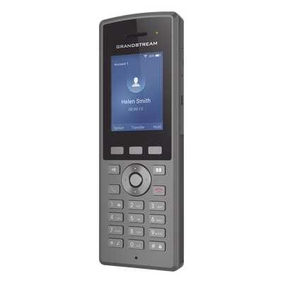 GRANDSTREAM - Teléfono IP Wi-Fi Portátil / Wi-Fi 5 Dual Band / Voz HD / IP67 / 8 Horas Conversación / Bluetooth / Pantalla 2.4 Pulgadas