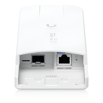 UBIQUITI - Radio Enlace Wi-Fi 7 / 5 GHz / Rendimiento 5 Gbps / Alcance 100 km (328 kft) / MLO hasta 20 km (65.6 kft) / PoE 10GbE / Análisis Espectral