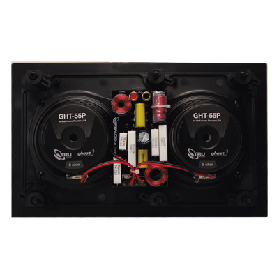TRUAUDIO - Altavoces de montaje en pared / Woofers duales 5in (0.42ft) / Tweeter 1in (0.08ft) / 100W / 8Ω