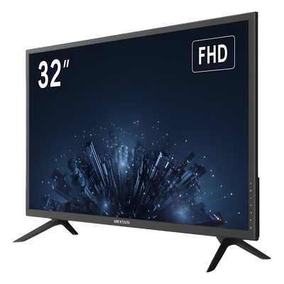 HIKVISION - Monitor LED / 32" Full HD / Operación 24-7 / HDMI y VGA / Altavoces 2 x 10W / VESA 100 x 100 / Ángulo de Visión 178°