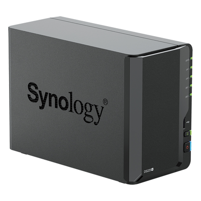 SYNOLOGY - NAS de 2 Bahías / Rendimiento 282/217 MB/s / Conectividad 2.5GbE y 1GbE / CPU Intel Celeron J4125 / RAM Expandible a 6 GB / Hasta 40 TB / USB 3.2 Gen 1