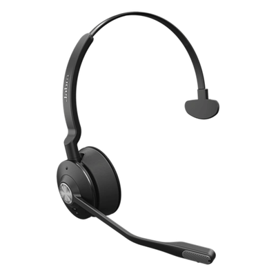 JABRA - Auricular Inalámbrico Profesional / DECT / Alcance 150 m (492.1 ft) / Doble Conectividad Teléfono y Softphone / Audio Banda Ancha / Cancelación de Ruido / Autonomía 13 h