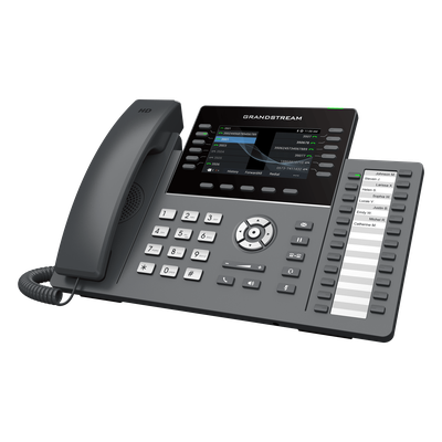 GRANDSTREAM - Teléfono IP / 12 Líneas / 24 Teclas Programables / Wi-Fi 6 / PoE / Pantalla LCD 4.3 Pulgadas / Bluetooth / Audio HD