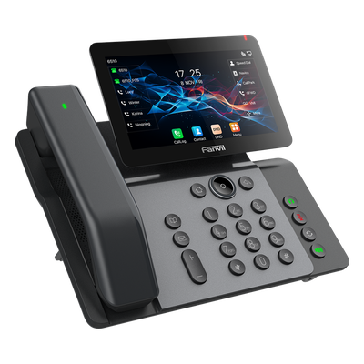 FANVIL - Teléfono IP Ejecutivo / 20 Líneas SIP / Pantalla Táctil IPS 7" / Wi-Fi 6 / Bluetooth 5.4 / Handset Inalámbrico / PoE / Gigabit Dual Ethernet