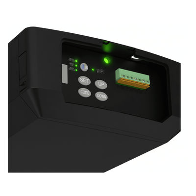 ACCESSPRO - Motor para Puerta de Garage / 1/2 HP / Wi-Fi / Control por App / Frecuencia 433 MHz / Compatible Riel Tipo C y T / 2 Controles Visera + 1 Control Pared / Riel 3 m (9.8 ft)