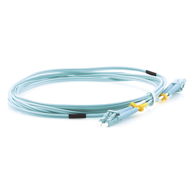 UBIQUITI - Jumper de Fibra Óptica Multimodo LC-LC duplex 10 G, 50/125 OM3, Color Aqua, 3 Metros