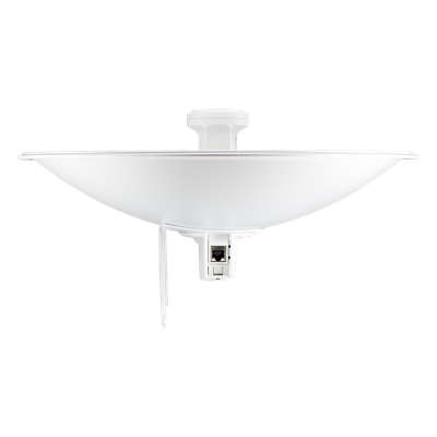 UBIQUITI - Radio puente inalámbrico / 5 GHz / 150 Mbps / Antena plato 22 dBi / 10.7 x 10.7 x 10.1 pulgadas / PoE 24V