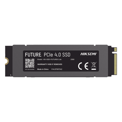 HIKSEMI BY HIKVISION - SSD M.2 NVMe / 512 GB / PCIe 4.0 / Lectura 7100 MB/s / Escritura 6610 MB/s / Rango Térmico -40°C a 85°C / MTBF 2 Millones de Horas
