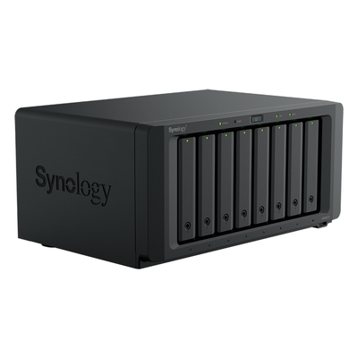 SYNOLOGY - NAS Empresarial / 8 Bahías / AMD Ryzen V1500B / 8 GB DDR4 ECC / 2 Puertos 2.5GbE / Expansión 10GbE/25GbE / Caché M.2 NVMe / Lectura 2,239 MB/s