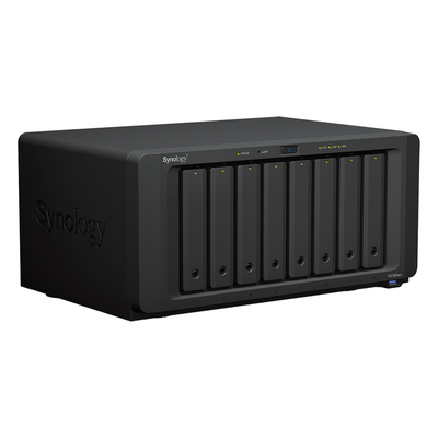 SYNOLOGY - Servidor NAS / 8 Bahías / 144 TB Bruto / Expansión 324 TB / 10GbE / RAID F1,0,1,5,6,10 / Caché SSD NVMe