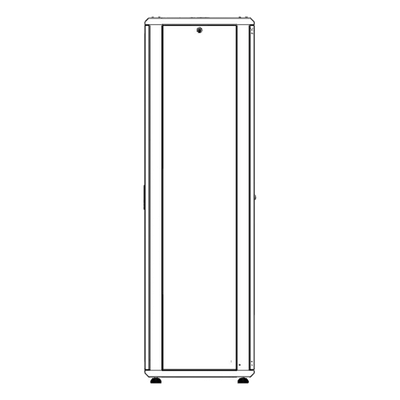 LINKEDPRO - Gabinete Rack de Piso / 42 Unidades / 19 Pulgadas / Carga 1000 kg / Puerta Cristal Templado / Ventilación Superior