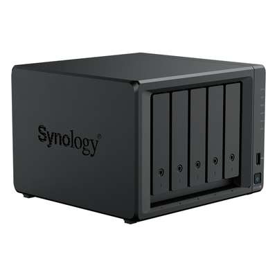 SYNOLOGY - NAS 5 Bahías / Expansión 15 Bahías / 2 Puertos 2.5GbE / Soporte 10GbE / Caché SSD M.2 / Hasta 300 TB / Virtualización y Vigilancia