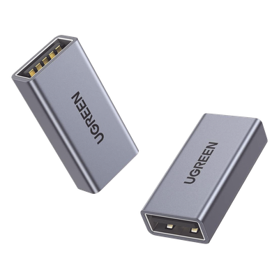 UGREEN - Adaptador USB-A Hembra a USB-A Hembra / USB 3.0 / Velocidades de Transferencia de Datos de Hasta 5 Gbps / Carcasa de Aluminio / Compacto y Portátil / Plug & Play / Compatible con Versiones Anteriores de USB