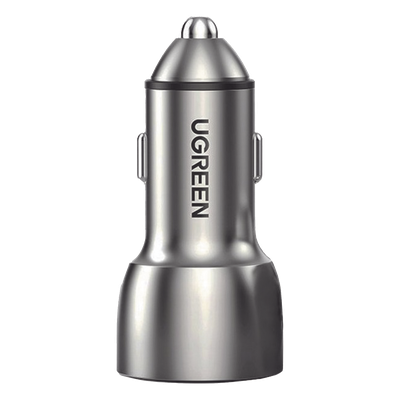 UGREEN - Cargador de Auto / 42.5W / USB-A + USB-C / PD3.0 + QC3.0 / 12-24 VCD / Aluminio