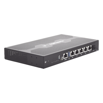 UBIQUITI - Router Edge / 6 Puertos Gigabit / 1 SFP / PoE 24V Pasivo / 6 Gbps / 4-Core 1 GHz